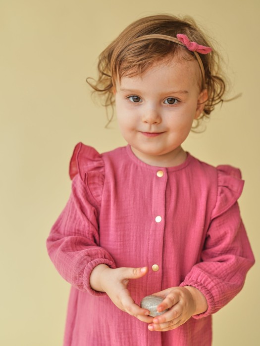 аксессуар для волос с бантиком "брусника" 0+ фотография