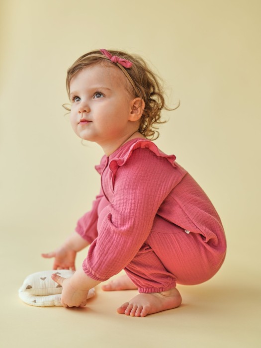 аксессуар для волос с бантиком "брусника" 0+ по цене 259 руб вид справа