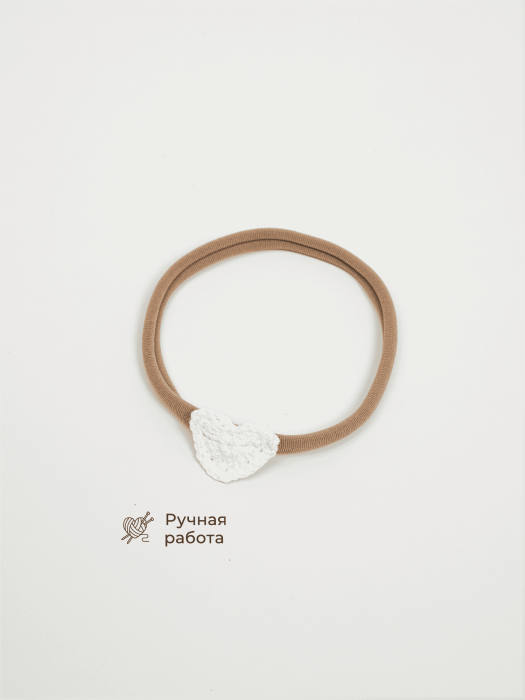 аксессуар для волос "сердце" 0+ от бренда bungly вид слева