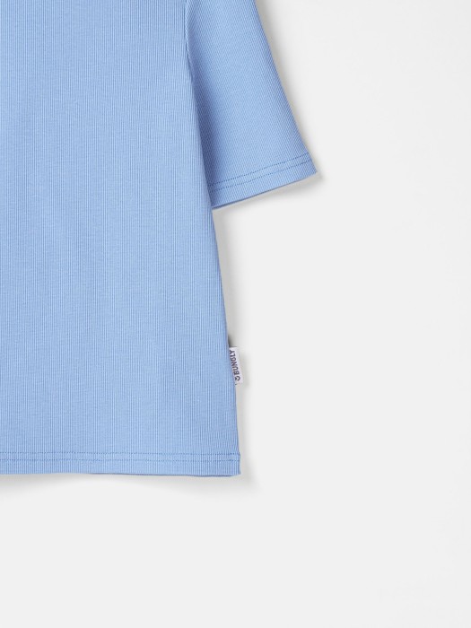 бадлон с коротким рукавом "голубой" 7+ по цене 959 руб вид справа