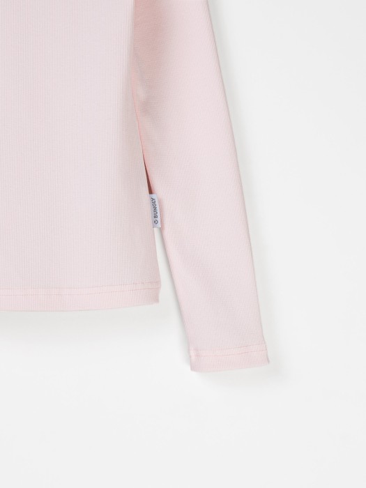 бадлон с волнистым воротом "розовый" 7+ по цене 1079 руб вид справа