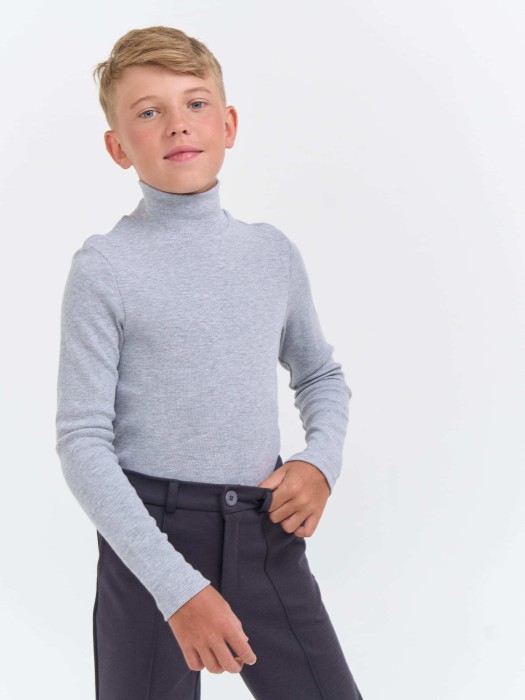 бадлон "серый меланж" 7+ фотография