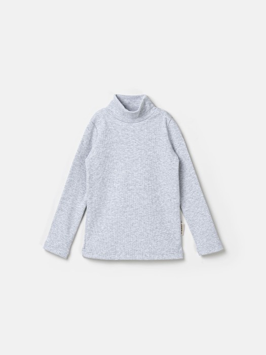 бадлон "серый меланж" от бренда bungly вид слева