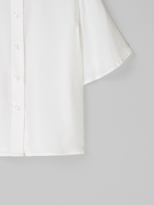 блузка с коротким рукавом для девочки "белая" 7+ по цене 1499 руб вид справа