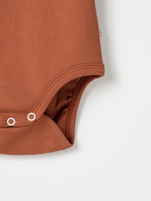 боди с коротким рукавом "корица" 0+ по цене 649 руб вид справа
