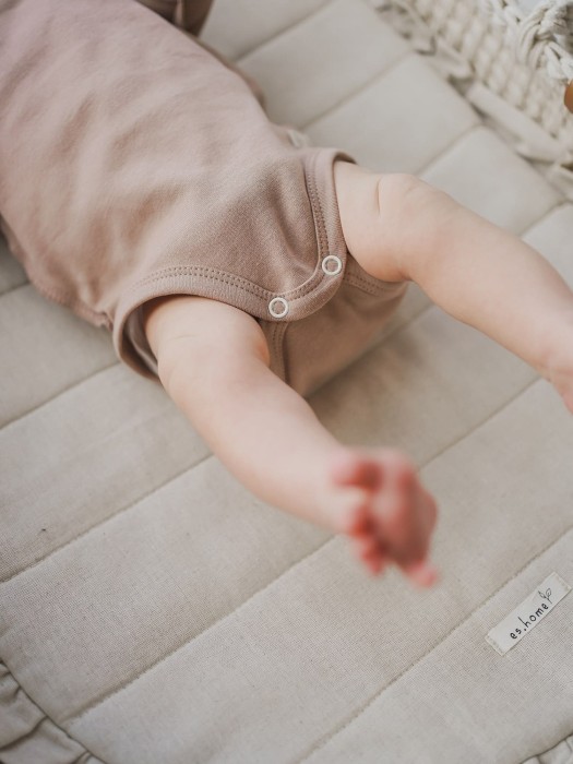 боди с наружными швами "карамель" 0+ по цене 764 руб вид справа