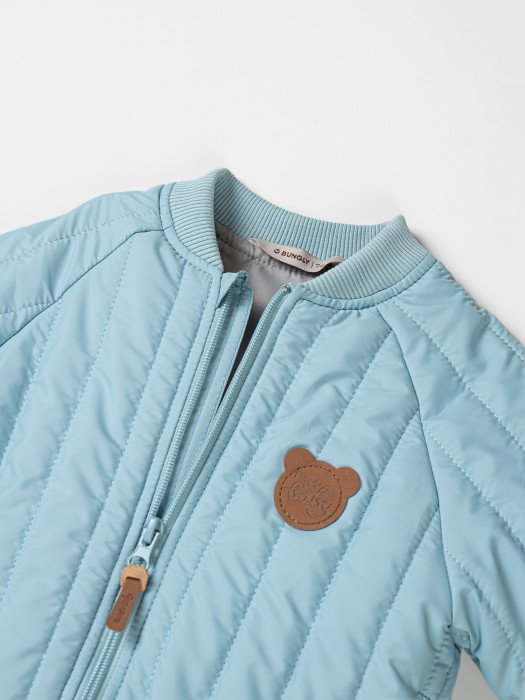 бомбер с утеплителем "ниагара" стеганый 0+ из россии вид сбоку