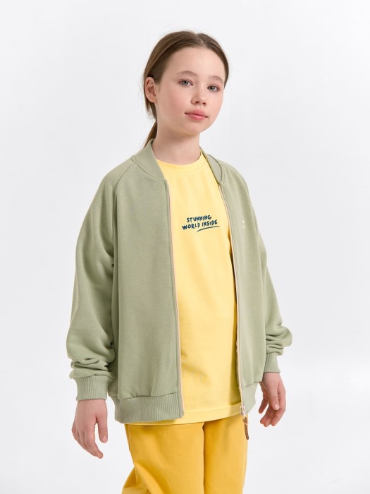 бомбер "шалфей" 7+ фотография