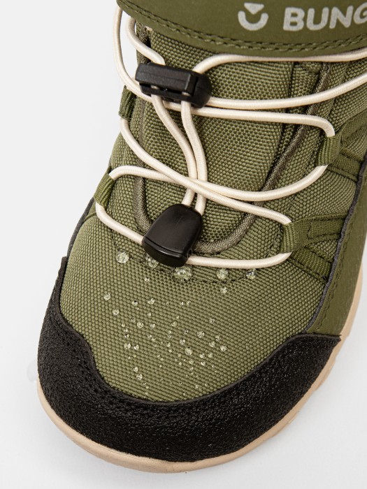 ботинки демисезонные "хаки" от 8 до 12 лет с изнаночной стороны