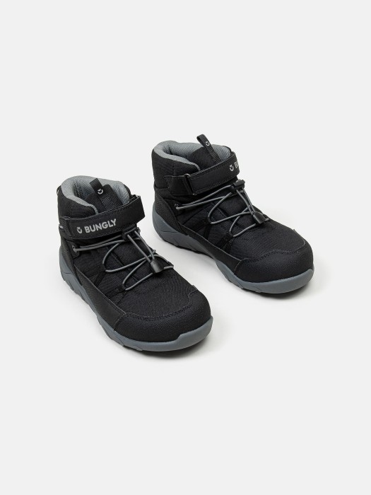 ботинки демисезонные "уголь" от бренда bungly вид слева