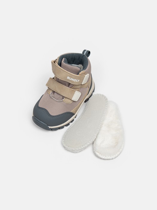 ботинки зимние "какао" из россии вид сбоку