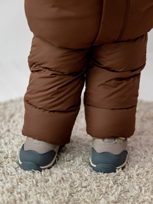 ботинки зимние "какао" из проверенных материалов спереди