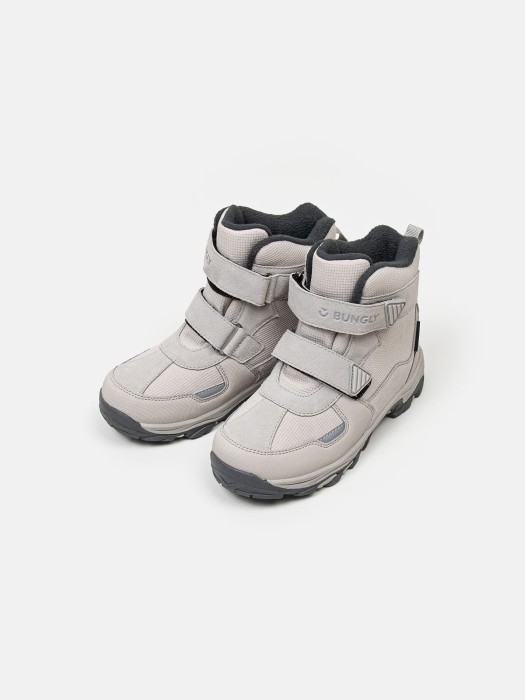 ботинки зимние "пепел" от бренда bungly вид слева