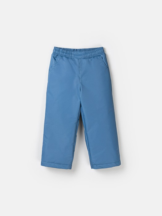 брюки демисезонные "деним" с утеплителем от бренда bungly вид слева