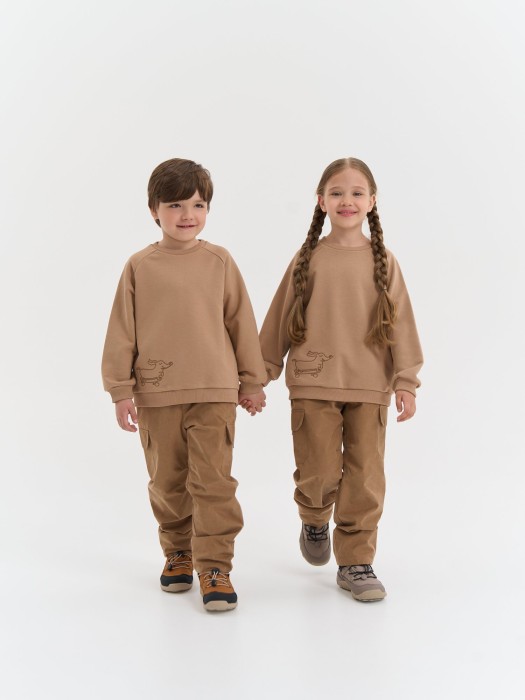 брюки демисезонные "орех" по цене 3299 руб вид справа