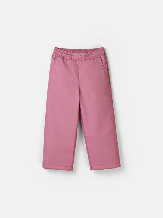 брюки демисезонные "роза" с утеплителем от бренда bungly вид слева