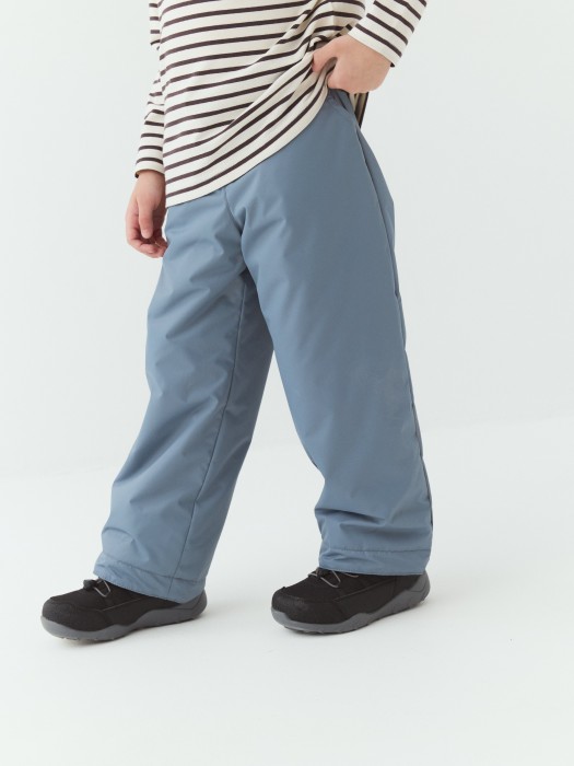 брюки демисезонные "темная полынь" с утеплителем из проверенных материалов спереди