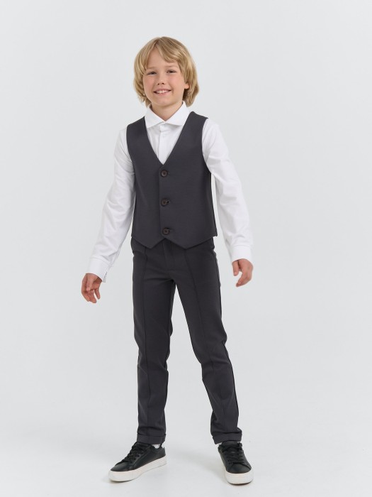 брюки "графит" 7+ из проверенных материалов спереди