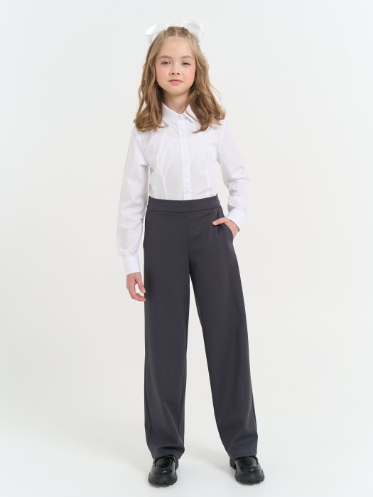 брюки "графит" для девочки 7+ фотография