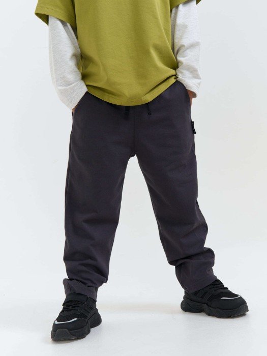 брюки "графит" от бренда bungly вид слева