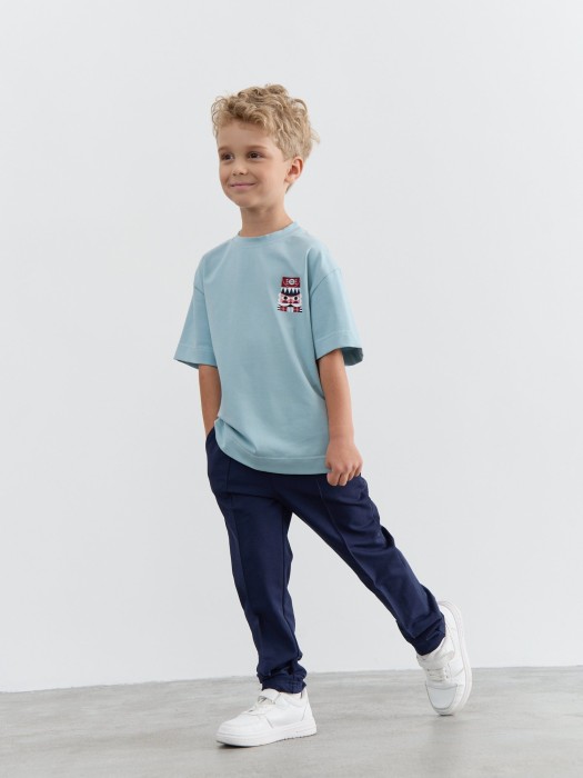 брюки "индиго" из россии вид сбоку