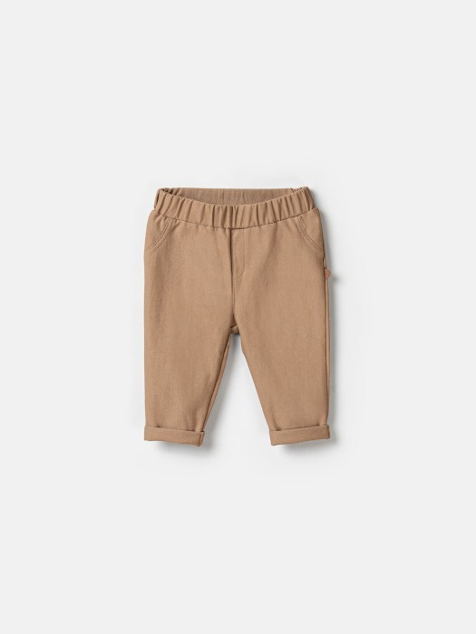 брюки из джинскота "миндаль" 0+ фотография