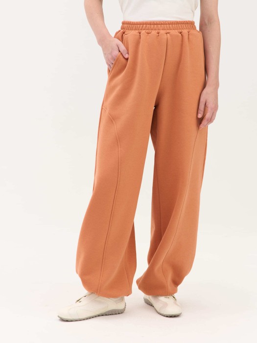 брюки "карамель" женские утепленные от бренда bungly вид слева