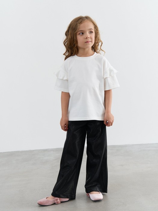 брюки палаццо из люрекса "мунлайт" фотография