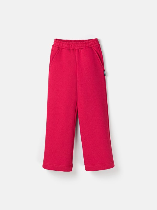 брюки палаццо "малина" утепленные 7+ от бренда bungly вид слева