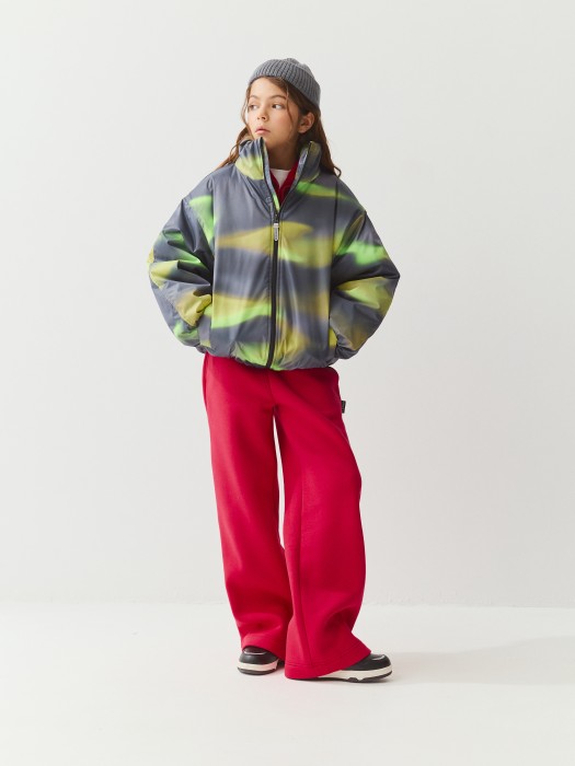 брюки палаццо "малина" утепленные 7+ по цене 3299 руб вид справа