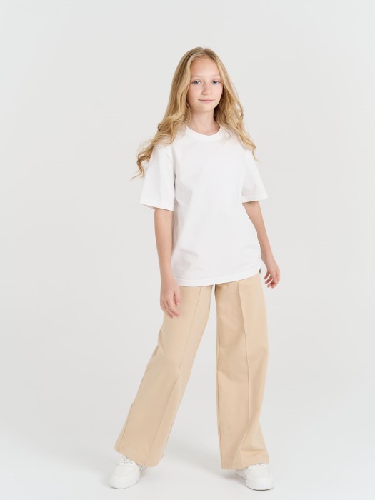 брюки палаццо облегченные "сафари" 7+ по цене 2029 руб вид справа