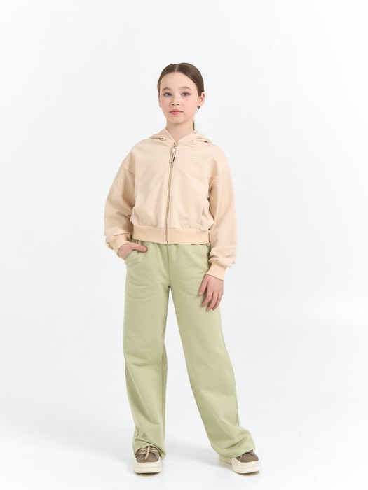 брюки палаццо облегченные "шалфей" 7+ фотография