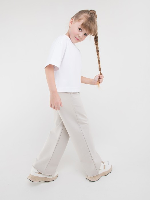 брюки палаццо облегченные "туман" по цене 2099 руб вид справа