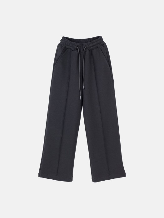 брюки палаццо облегченные "уголь" 7+ фотография