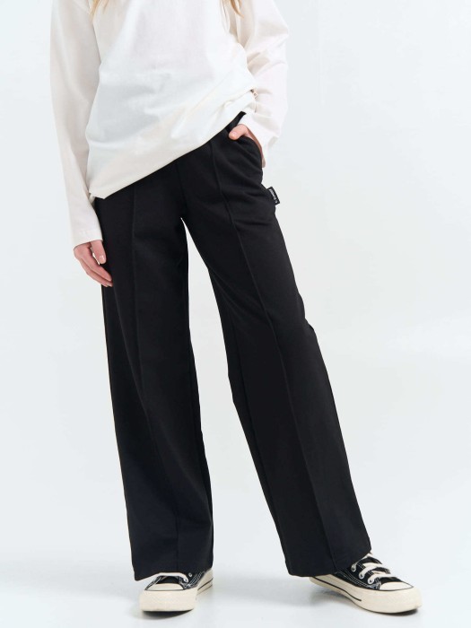 брюки палаццо облегченные "уголь" 7+ по цене 2999 руб вид справа