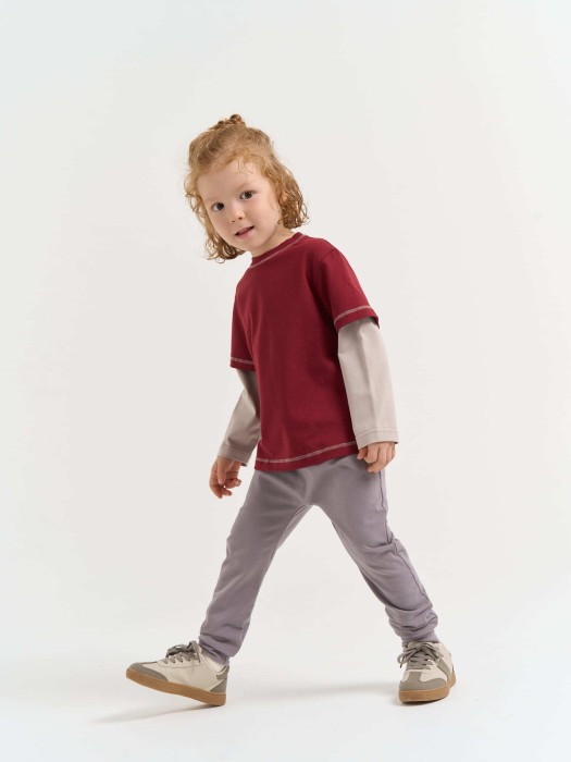 брюки с манжетой "галька" по цене 909 руб вид справа