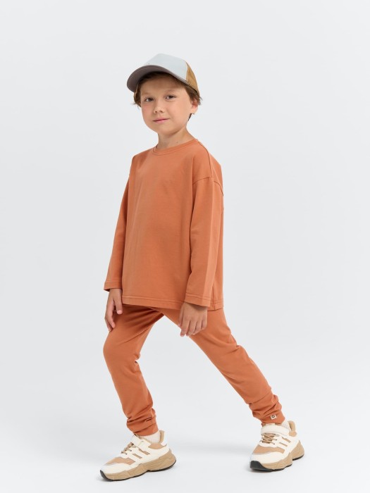 брюки с манжетой "карамель" фотография