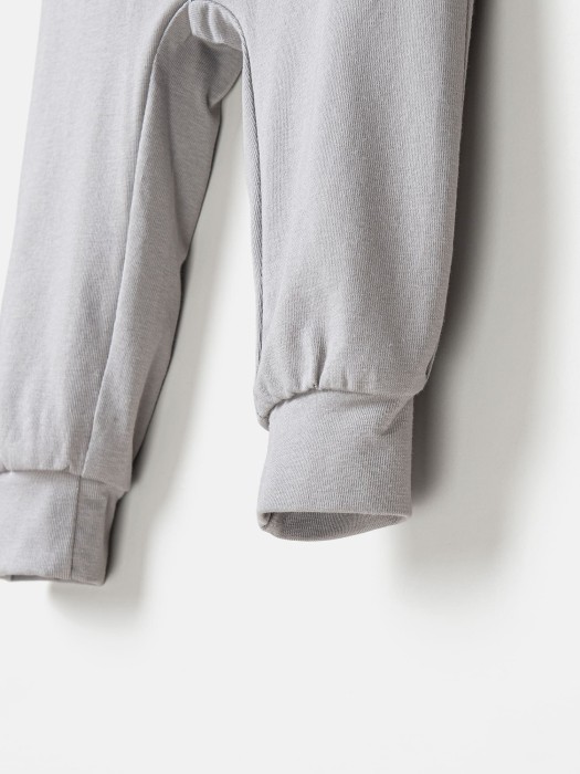 брюки со спущенным шагом "туман" 0+ из россии вид сбоку