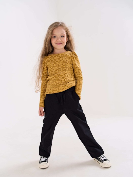 брюки "уголь" от бренда bungly вид слева