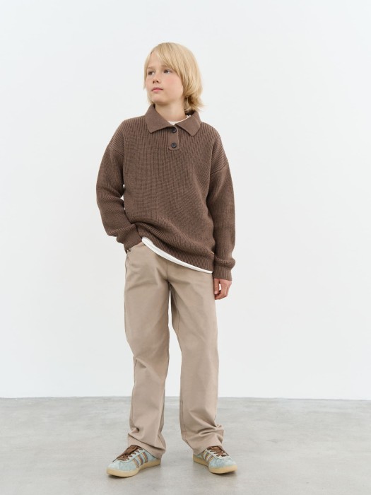 брюки вельветовые "беж" 7+ фотография