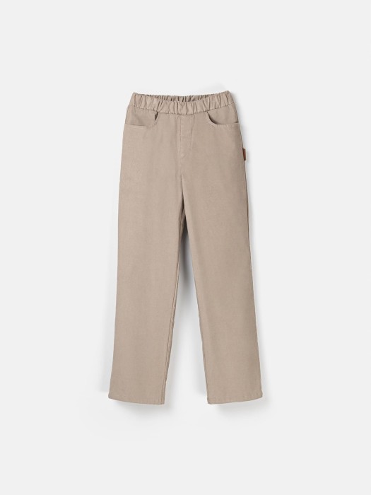 брюки вельветовые "беж" 7+ от бренда bungly вид слева