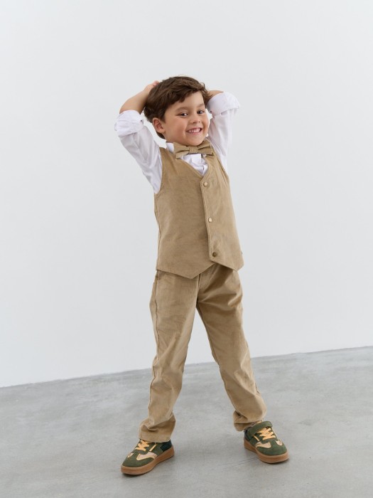 брюки вельветовые "имбирь" по цене 2799 руб вид справа