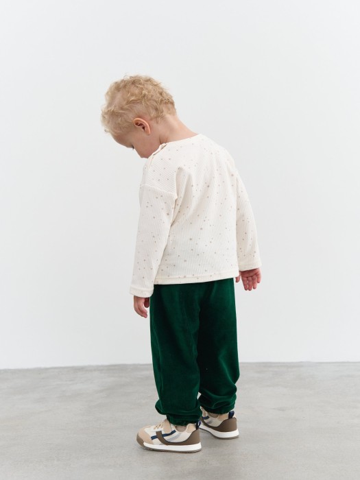 брюки вельветовые "изумруд" 0+ по цене 1979 руб вид справа