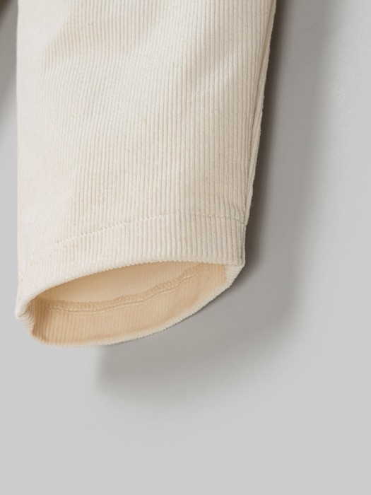 брюки вельветовые "крем-брюле" из россии вид сбоку