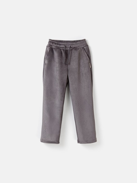 брюки вельветовые "маренго" утепленные от бренда bungly вид слева