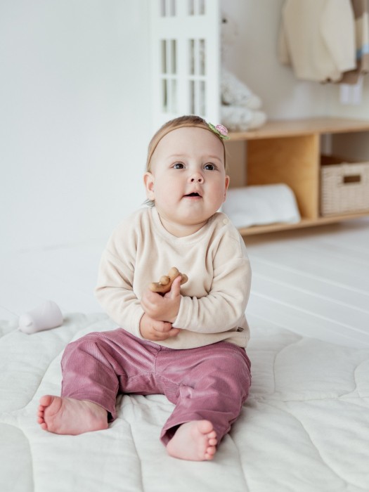 Товар пудрового цвета с внутренней стороны