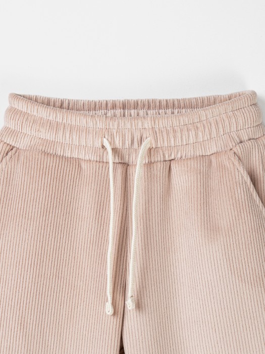 брюки вельветовые "пудровый беж" утепленные по цене 2599 руб вид справа