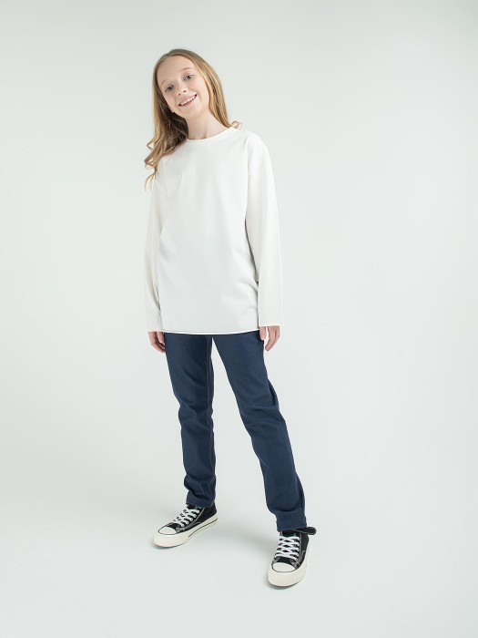 чиносы из джинскота "джинс" 7+ из россии вид сбоку