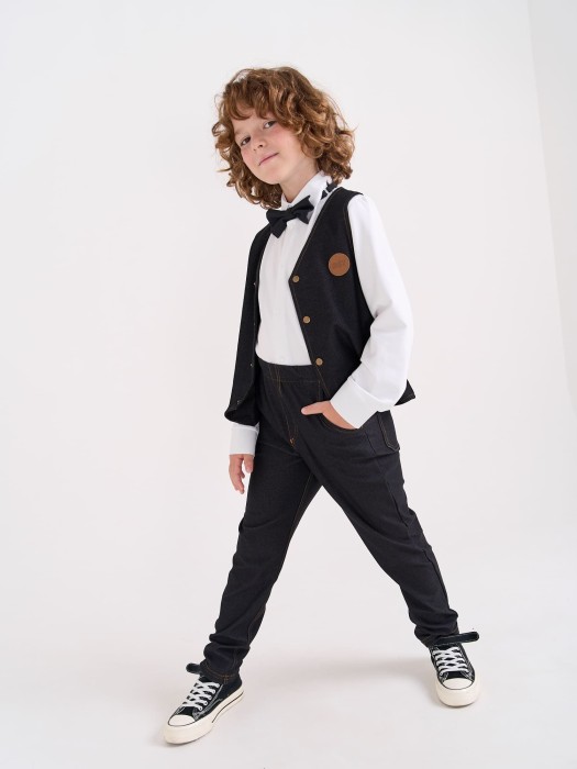 чиносы из джинскота "графит" 7+ из россии вид сбоку