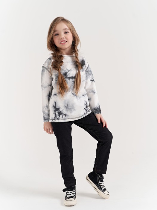 чиносы из джинскота "графит" из джинсы и джинскота спереди